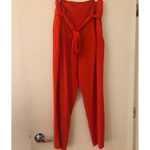 Red Rachel Zoe Ankle Pants